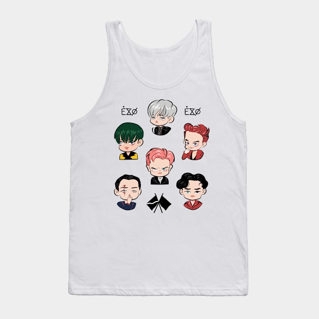 exo obsession Tank Top by maryeaahh